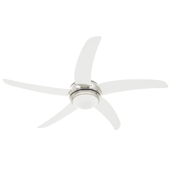 Deckenventilator mit Lampe Weiß 128cm