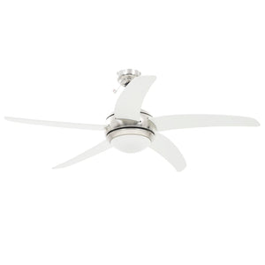 Deckenventilator mit Lampe Weiß 128cm