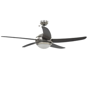 Deckenventilator mit Licht, 128 cm, Braun