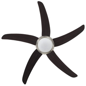 Deckenventilator mit Licht, 128 cm, Braun