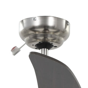 Deckenventilator mit Licht, 128 cm, Braun