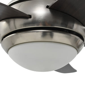 Deckenventilator mit Licht, 128 cm, Braun