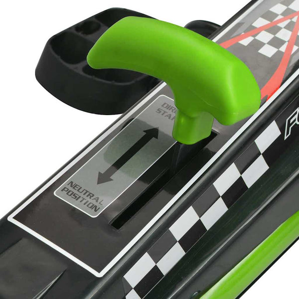 Grünes Pedal Go-Kart mit verstellbarem Sitz