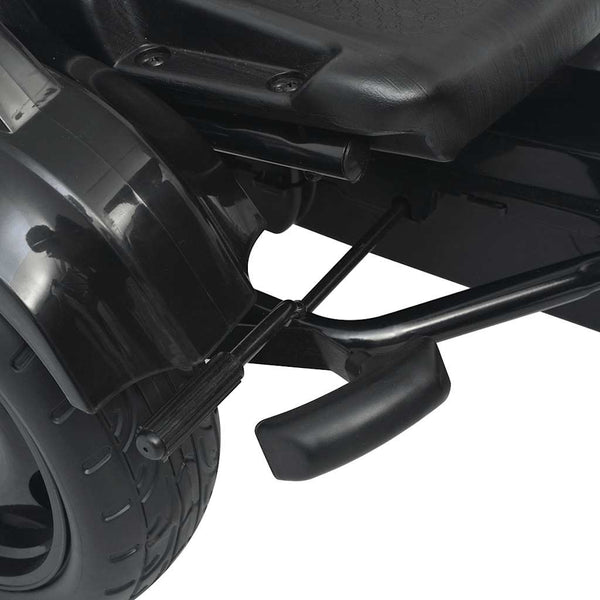 Pedal Go-Kart mit verstellbarem Sitz - Schwarz
