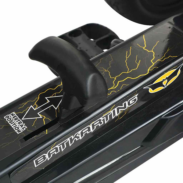 Pedal Go-Kart mit verstellbarem Sitz - Schwarz