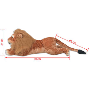 XXL Löwe Kuscheltier Braun