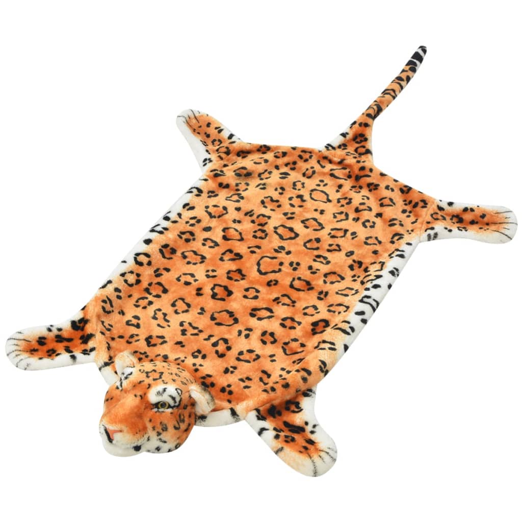 Leopardenfell Teppich Braun 139 cm