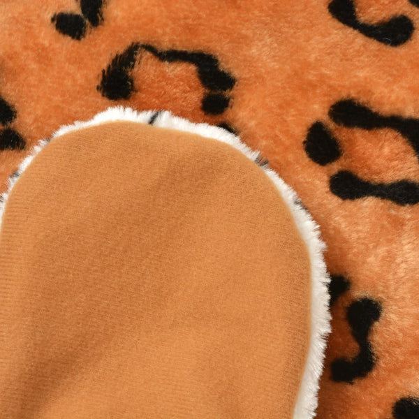 Leopardenfell Teppich Braun 139 cm