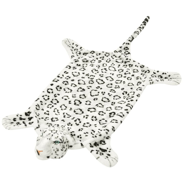 Weißer Leopardenfell Teppich, 139 cm