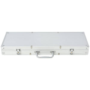 Poker Set mit 500 Laserchips im Alukoffer