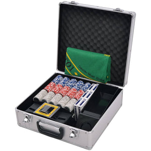 Poker/Blackjack Set mit 600 Laserchips
