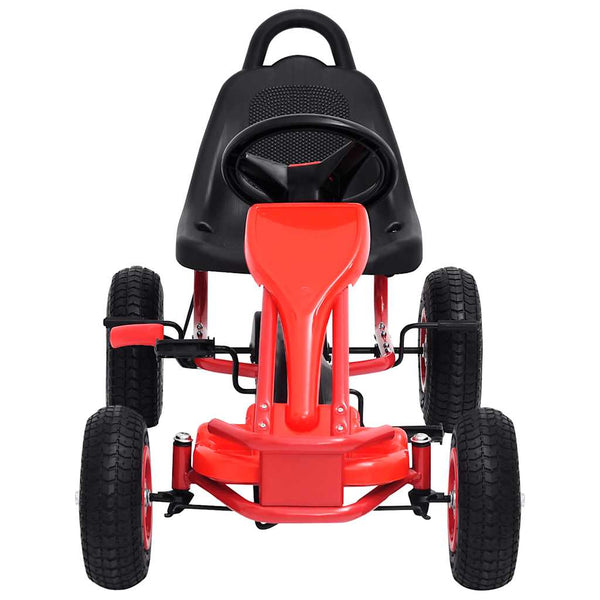 Pedal Go-Kart mit Luftreifen - Rot