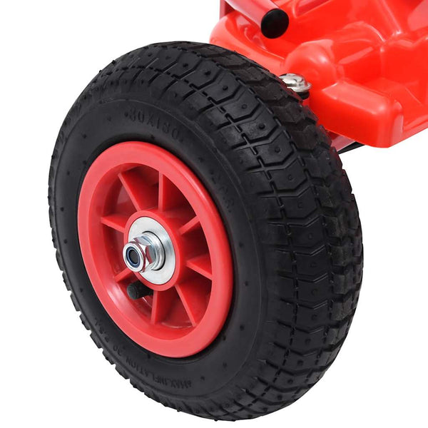Pedal Go-Kart mit Luftreifen - Rot