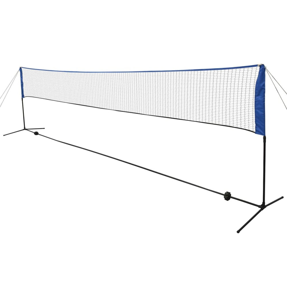 vidaXL Filet de badminton avec volants 600x155 cm