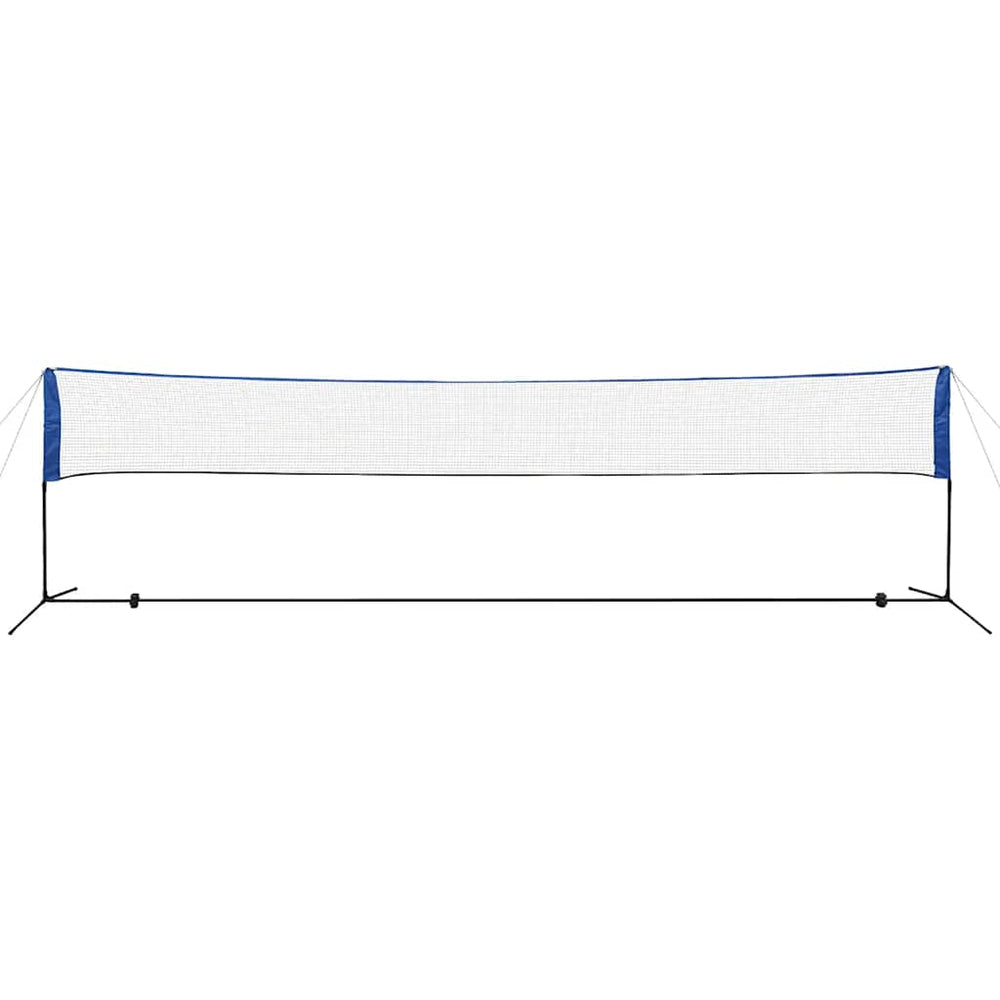 vidaXL Filet de badminton avec volants 600x155 cm