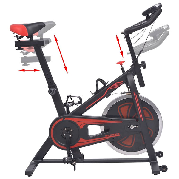 Heimtrainer mit Pulsmesser