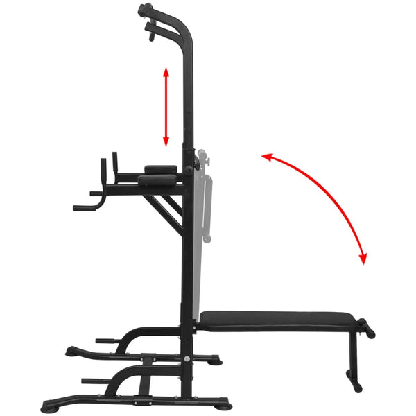 Power Tower with Sit-Up Bench