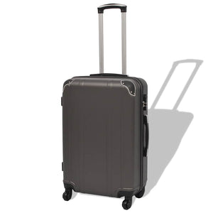 4-teiliges Hartschalen-Trolley-Set Anthrazit