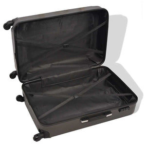 4-teiliges Hartschalen-Trolley-Set Anthrazit