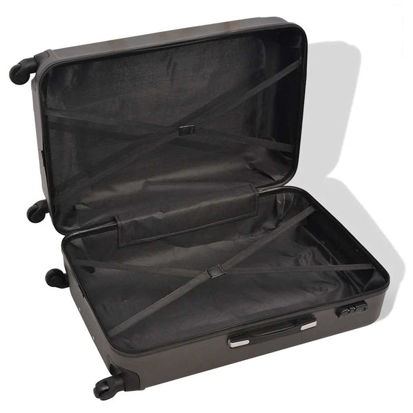 4-teiliges Hartschalen-Trolley-Set Anthrazit