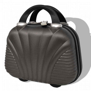 4-teiliges Hartschalen-Trolley-Set Anthrazit