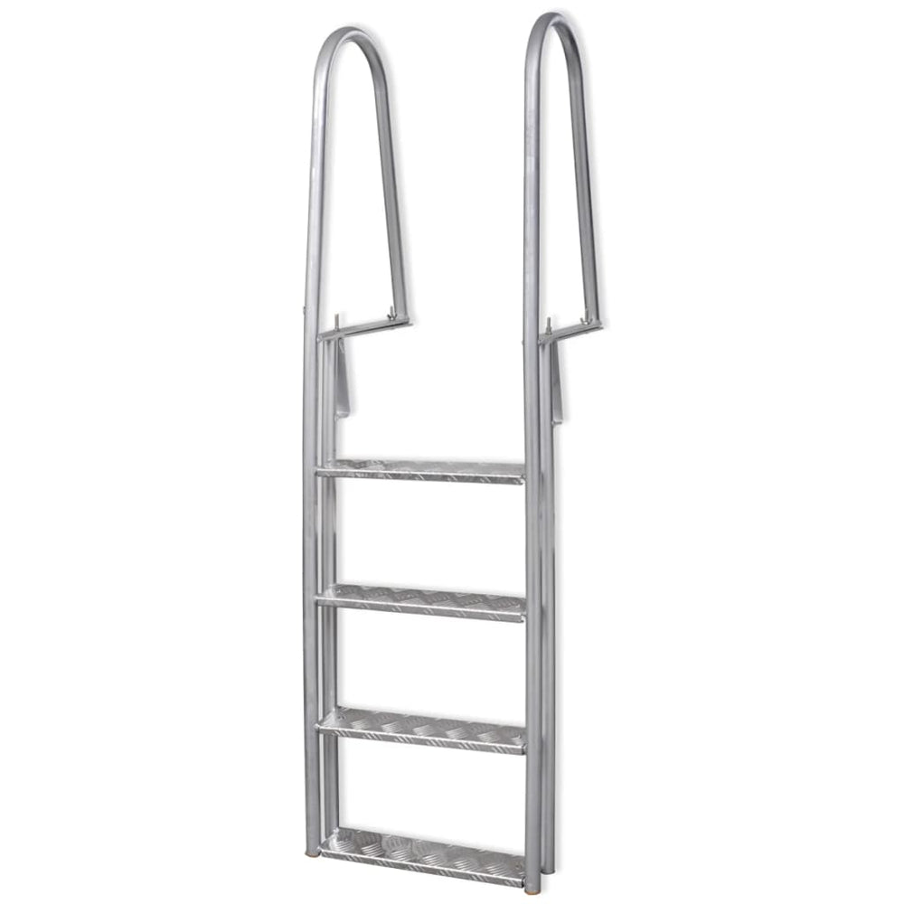 4-Stufen Aluminium Dock-/Poolleiter 167cm