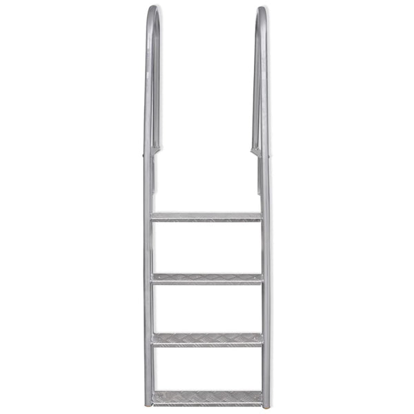 4-Stufen Aluminium Dock-/Poolleiter 167cm