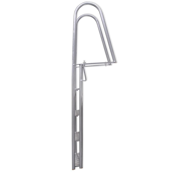 4-Stufen Aluminium Dock-/Poolleiter 167cm