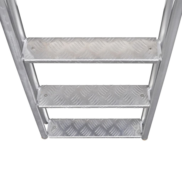 4-Stufen Aluminium Dock-/Poolleiter 167cm