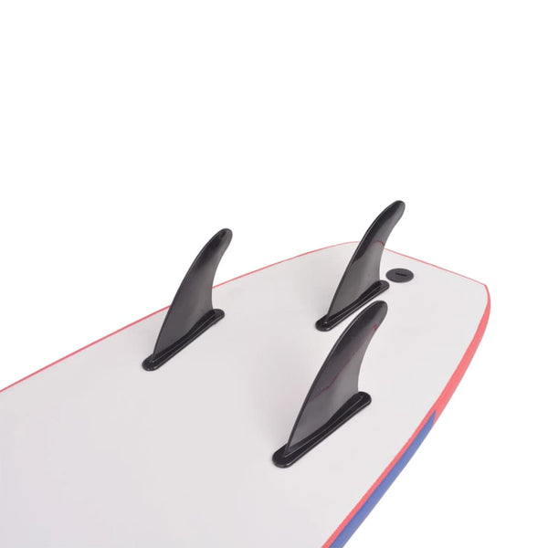 Blau-Rotes Surfbrett 170cm