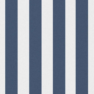 Gartenkissen 4 Stk. Streifenmuster 45 x 45 cm Marineblau
