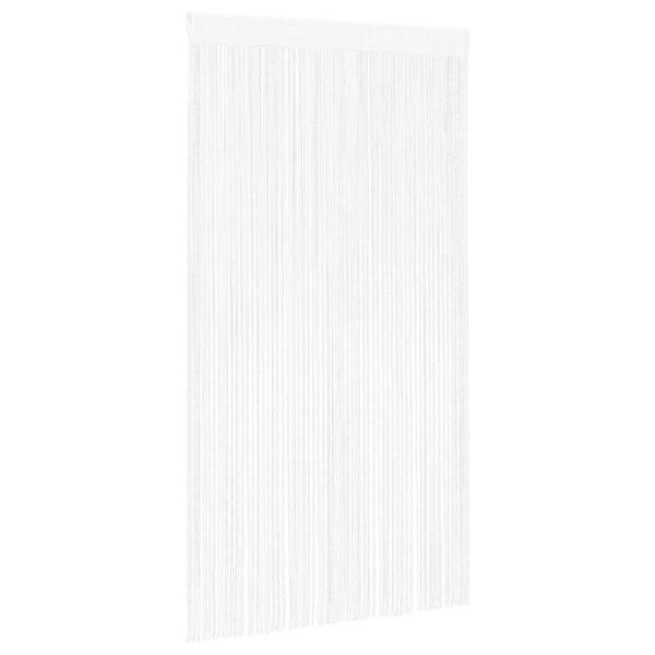 Fadenvorhänge 2 Stk. 140 x 250 cm Weiß