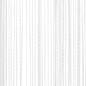 Fadenvorhänge 2 Stk. 140 x 250 cm Weiß