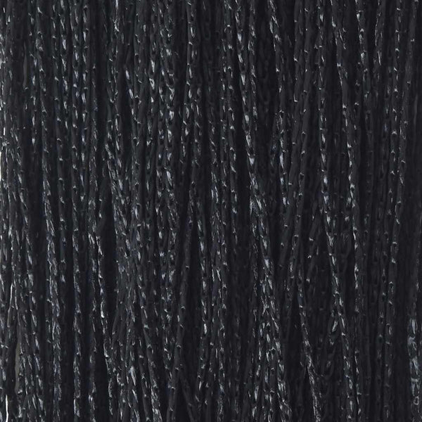 Fadenvorhänge 2 Stk. 140 x 250 cm Schwarz