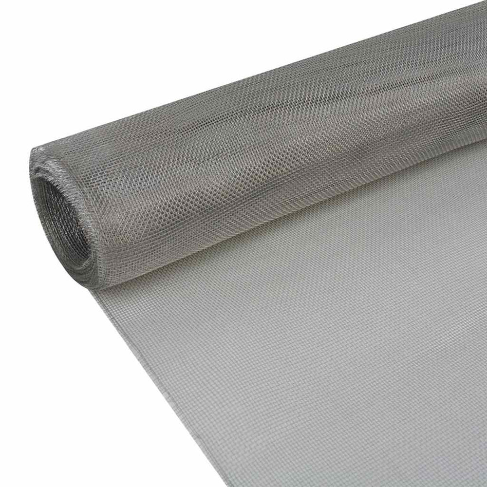 vidaXL Wire Mesh 100x1000 cm Stainless Steel 202