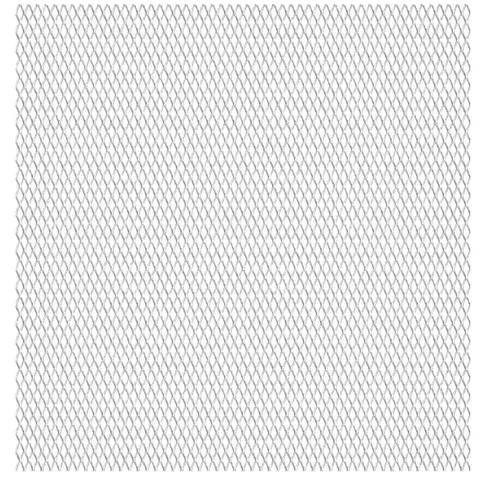 vidaXL Stainless Steel Expanded Metal Mesh 50x50 cm 20x10x2 mm