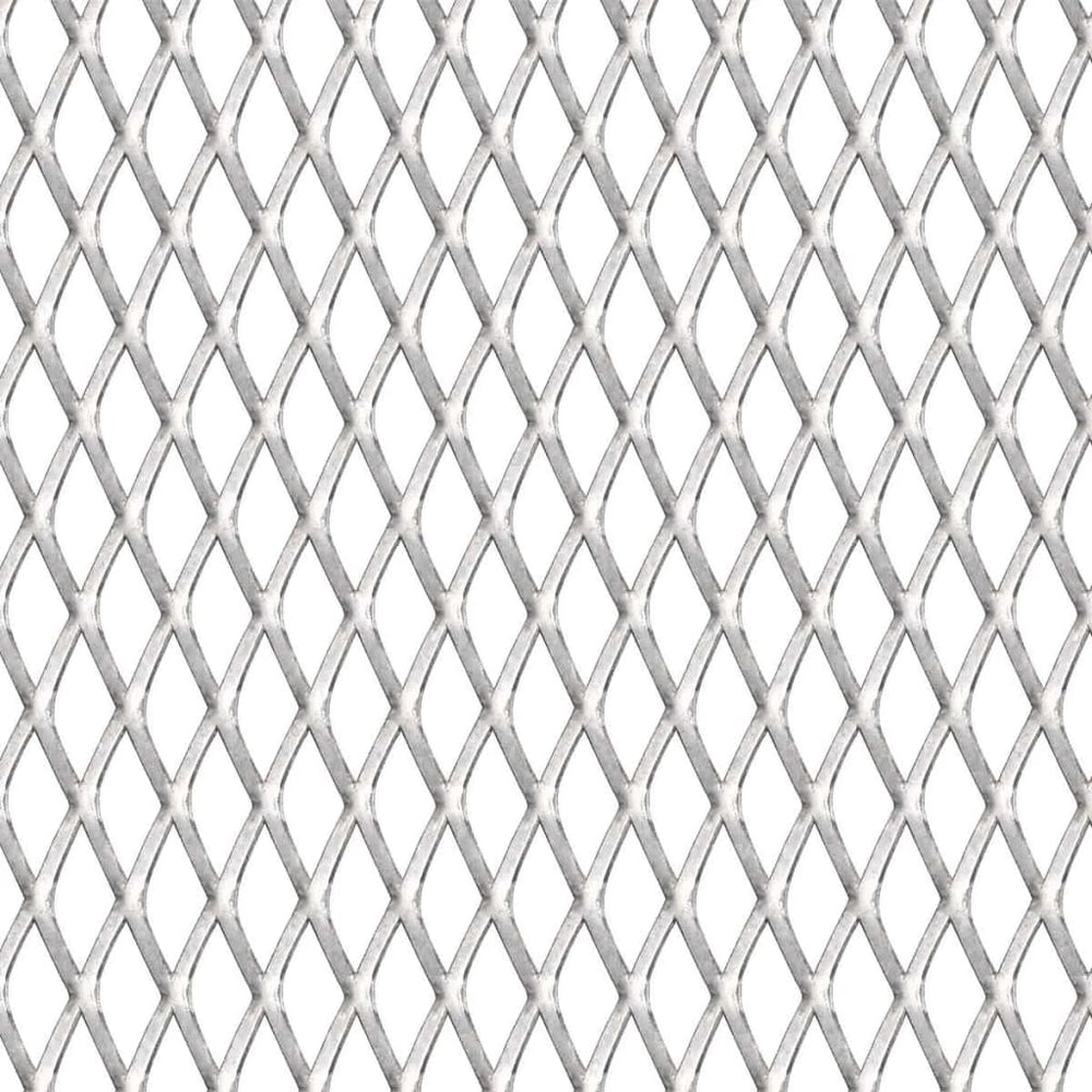 vidaXL Mesh Mat Expanded Metal Stainless Steel 100x85 cm 20x10x2 mm