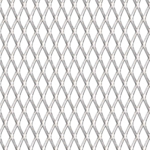 Gittermatte Streckmetall Edelstahl 50×50 cm 45×20×4 mm