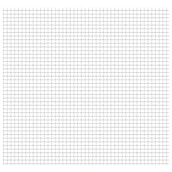 Wellengitter Edelstahl 50×50 cm 11×11×2 mm