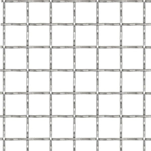 Wellengitter Edelstahl 50×50 cm 11×11×2 mm