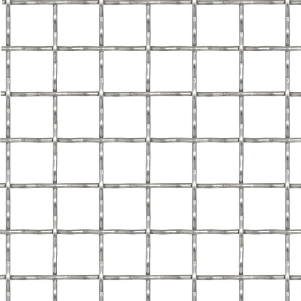 Wellengitter Edelstahl 50×50 cm 11×11×2 mm
