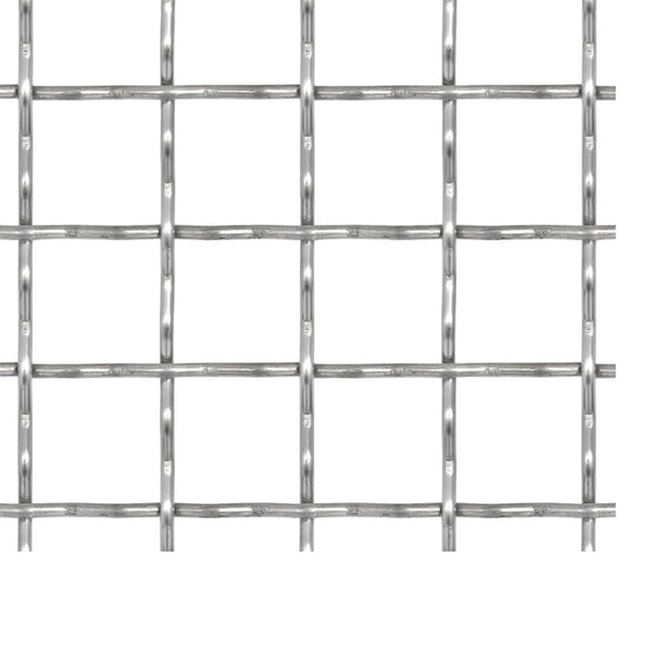 Wellengitter Edelstahl 50×50 cm 11×11×2 mm
