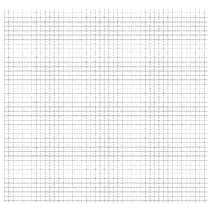Wellengitter Edelstahl 100x85 cm 11x11x2 mm