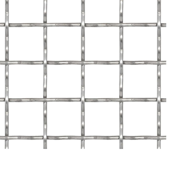 Wellengitter Edelstahl 100x85 cm 21x21x2,5 mm