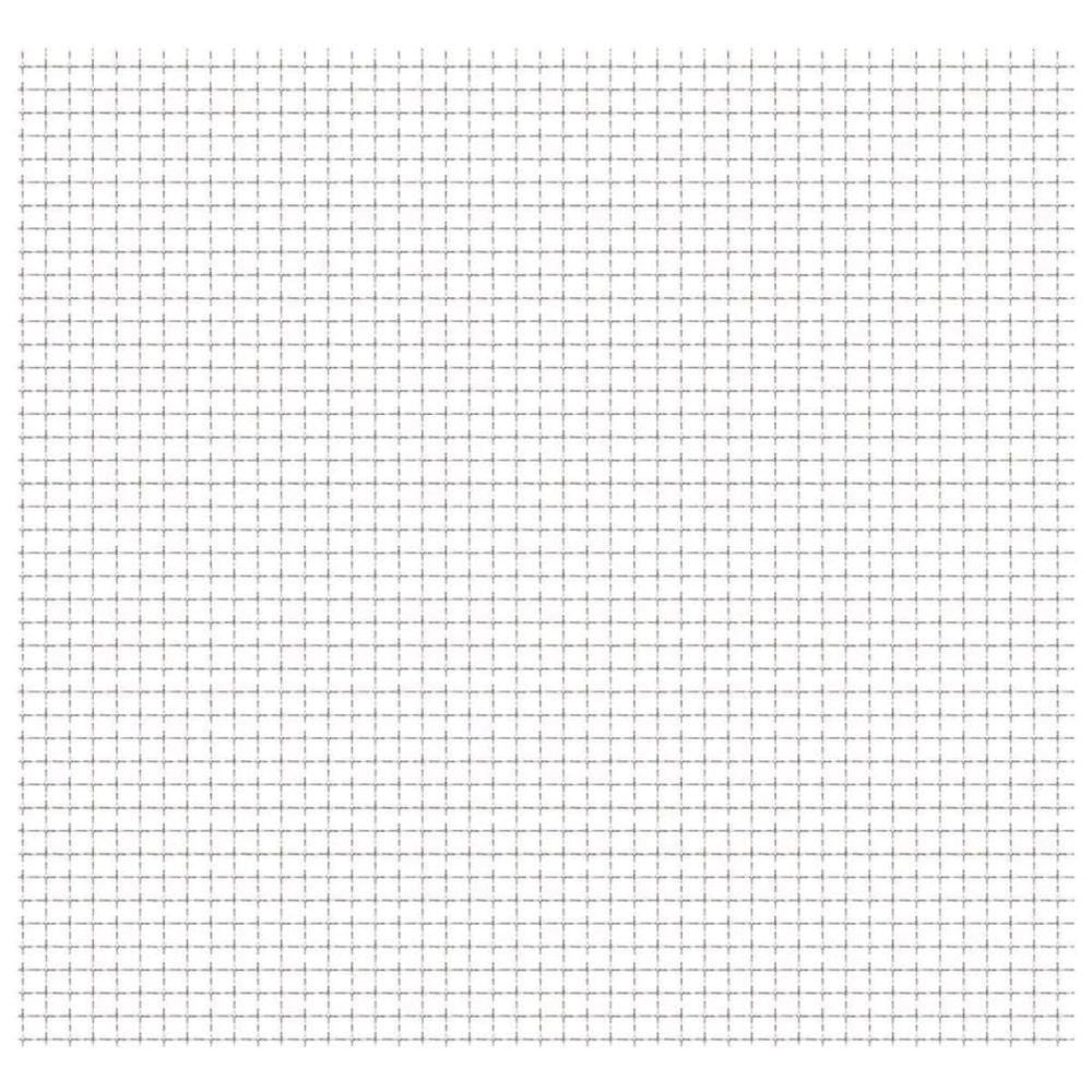 vidaXL Welded Wire Mesh Stainless Steel 50×50 cm 31×31×3 mm