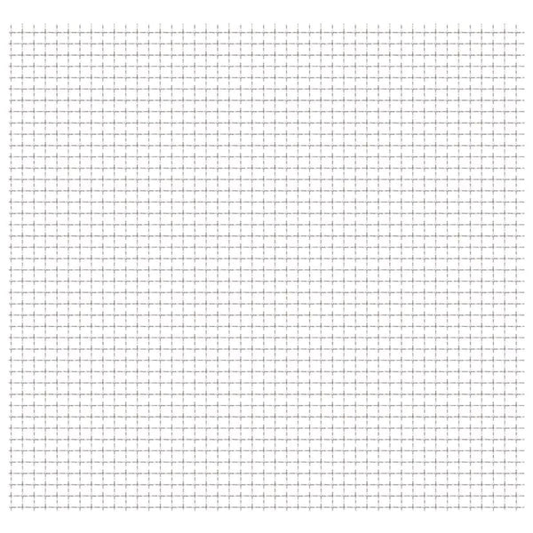 Wellengitter Edelstahl 50×50 cm 31×31×3 mm