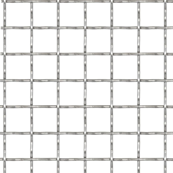 Wellengitter Edelstahl 50×50 cm 31×31×3 mm