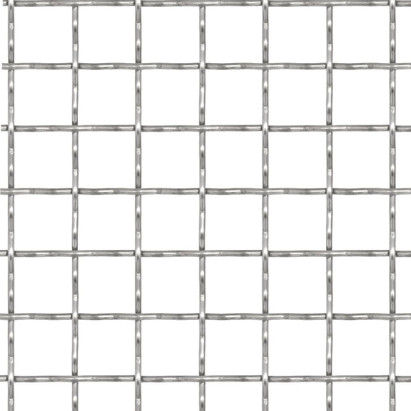 Wellengitter Edelstahl 100x85 cm 31x31x3 mm