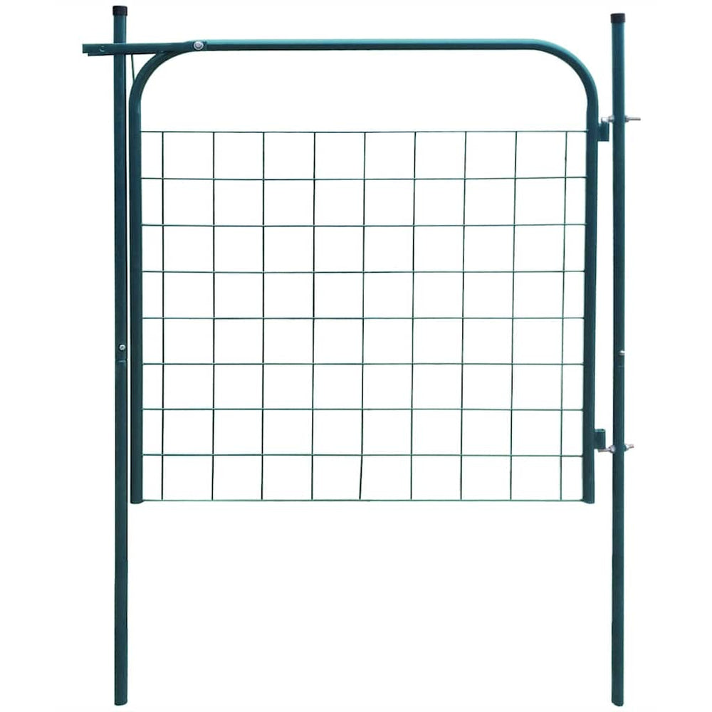 vidaXL Garden Gate 100x100 cm Green