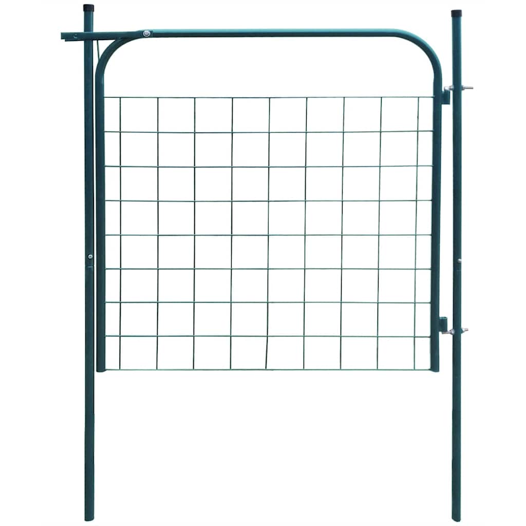 vidaXL Garden Gate 100x100 cm Green